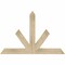Ekena Millwork Saratoga Rough Sawn Timber Gable Bracket, Douglas Fir, 48"W x 32"H x 4"D x 4"F, 16/12 Pitch GBW048X32X0404SAR00RDF - alternate 1